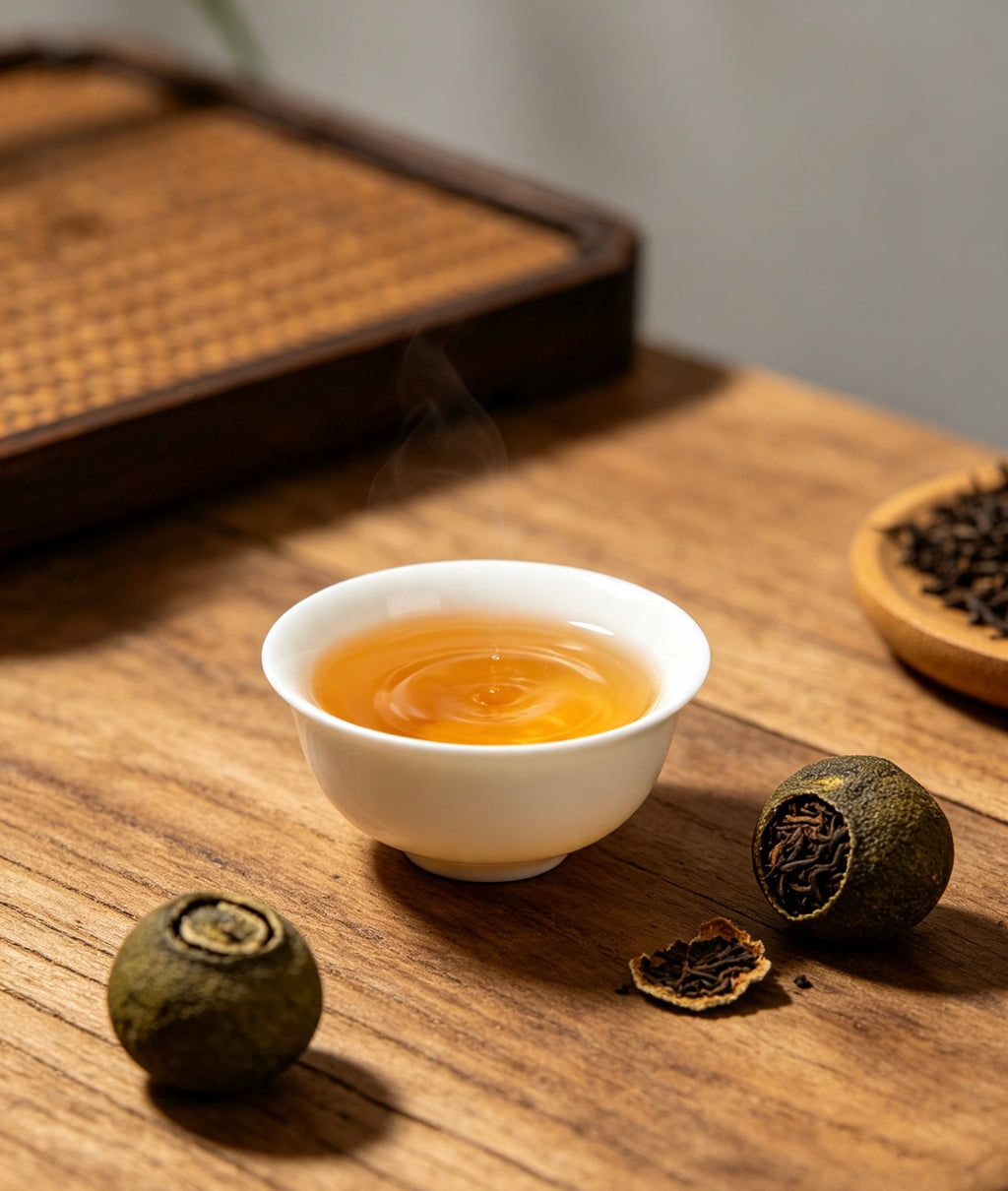 Green Mandarin Puerh 生曬小青柑