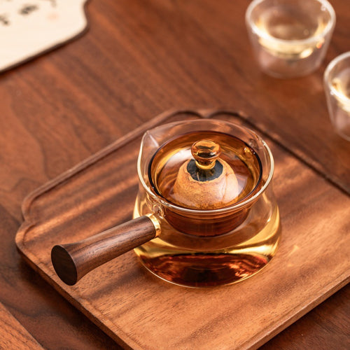 ChenBrew Horizon Side-Handle Brewing Pitcher (侧把茶壶木手柄煮煮茶器)