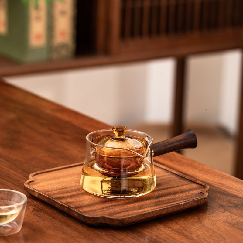 ChenBrew Horizon Side-Handle Brewing Pitcher (侧把茶壶木手柄煮煮茶器)